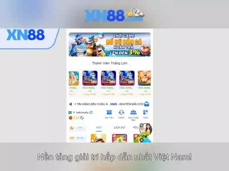 Các tính năng nổi bật của xn88